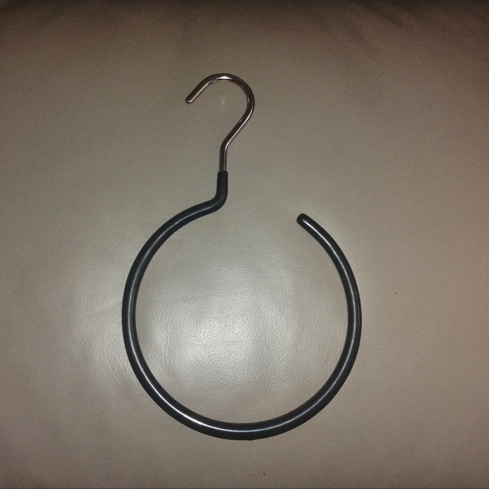 Two Specialty Hangers in Rubber Coated Metal